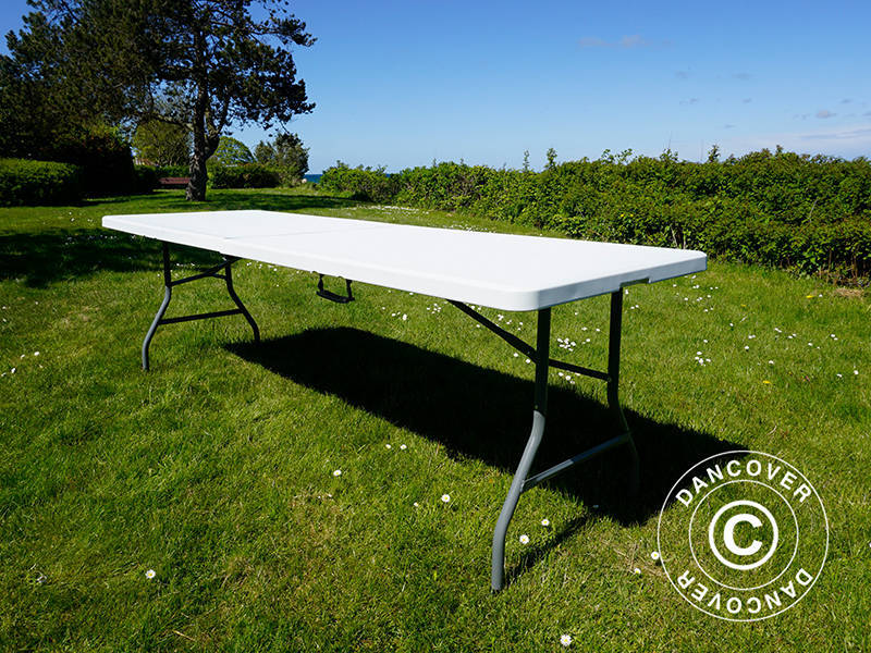 Sammenleggbart bord 240x76x74cm, Lys grå (25 stk.) - Image 14