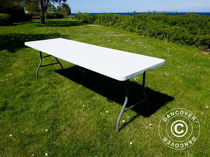 Sammenleggbart bord 240x76x74cm, Lys grå (25 stk.) - Image 22