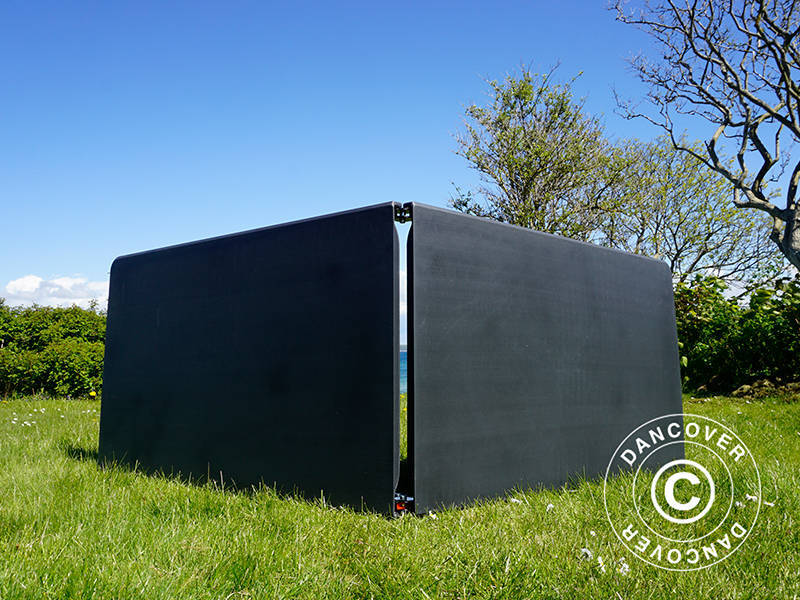 Sammenleggbart bord 240x76x74cm, Svart (25 stk.) - Image 10