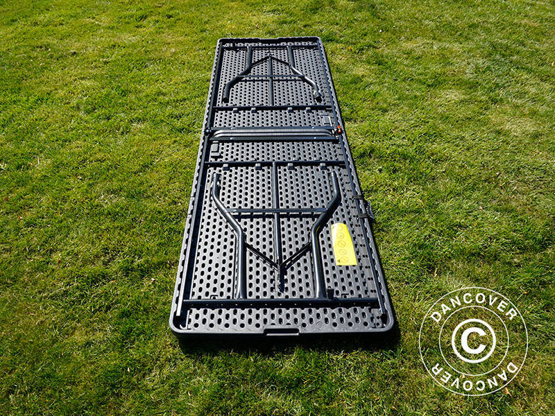 Sammenleggbart bord 240x76x74cm, Svart (25 stk.) - Image 11
