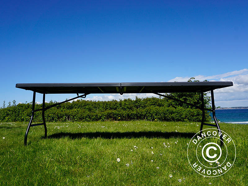 Sammenleggbart bord 240x76x74cm, Svart (25 stk.) - Image 14