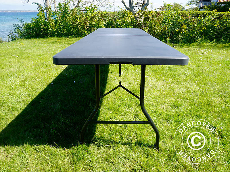 Sammenleggbart bord 240x76x74cm, Svart (25 stk.) - Image 17