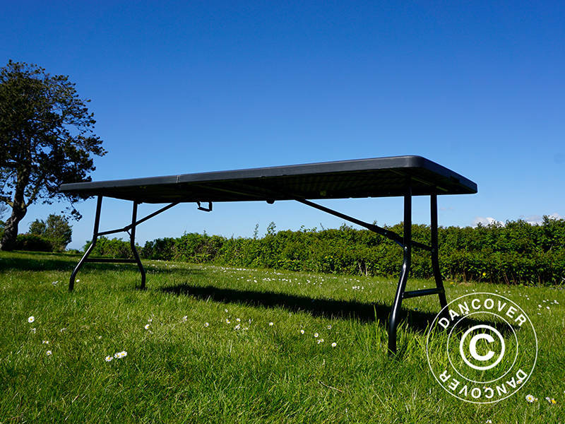 Sammenleggbart bord 240x76x74cm, Svart (25 stk.) - Image 19
