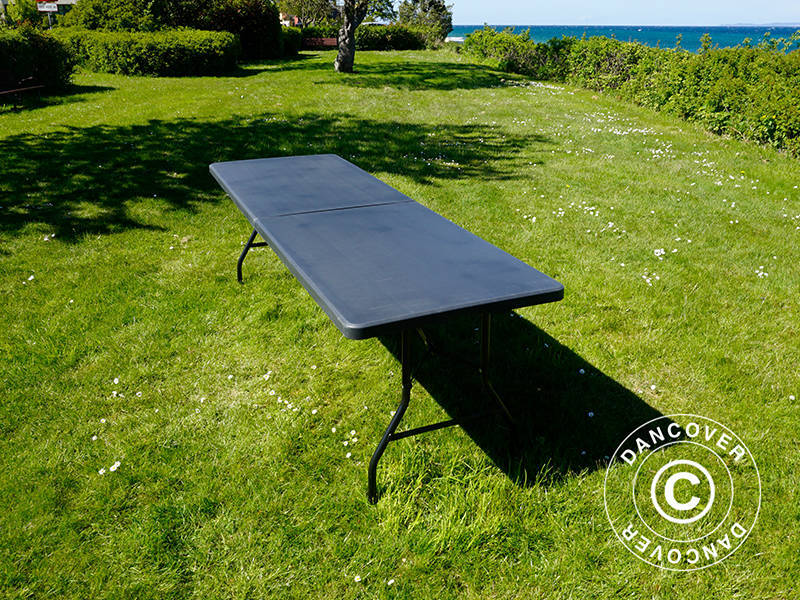 Sammenleggbart bord 240x76x74cm, Svart (25 stk.) - Image 20