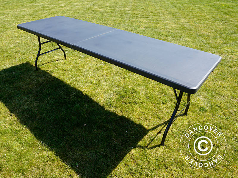 Sammenleggbart bord 240x76x74cm, Svart (25 stk.) - Image 21
