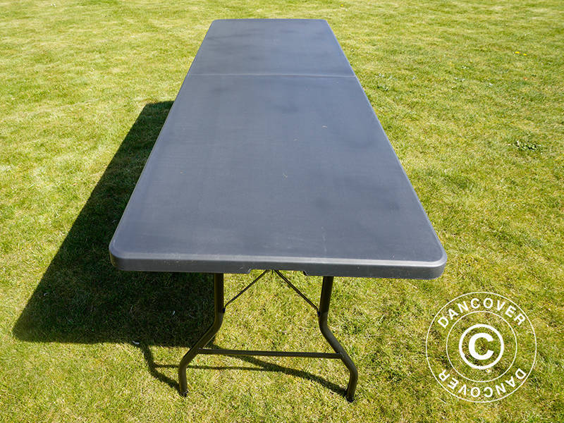 Sammenleggbart bord 240x76x74cm, Svart (25 stk.) - Image 22