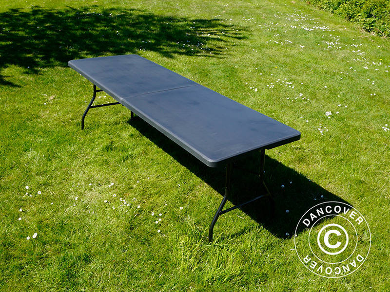 Sammenleggbart bord 240x76x74cm, Svart (25 stk.) - Image 24