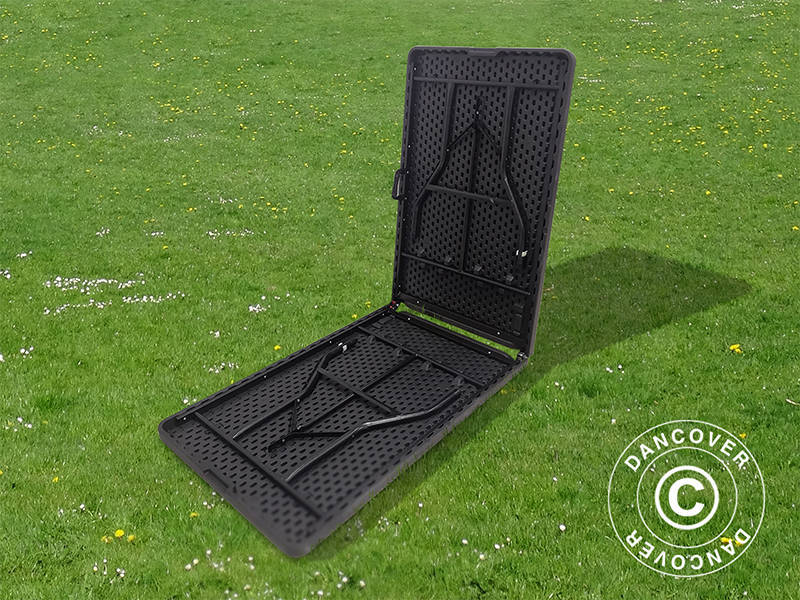 Sammenleggbart bord 240x76x74cm, Svart (25 stk.) - Image 31