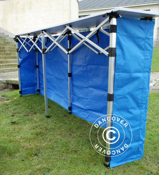 Sidepanel for FleXtents PRO klappbord, 3m, Blå - Image 2