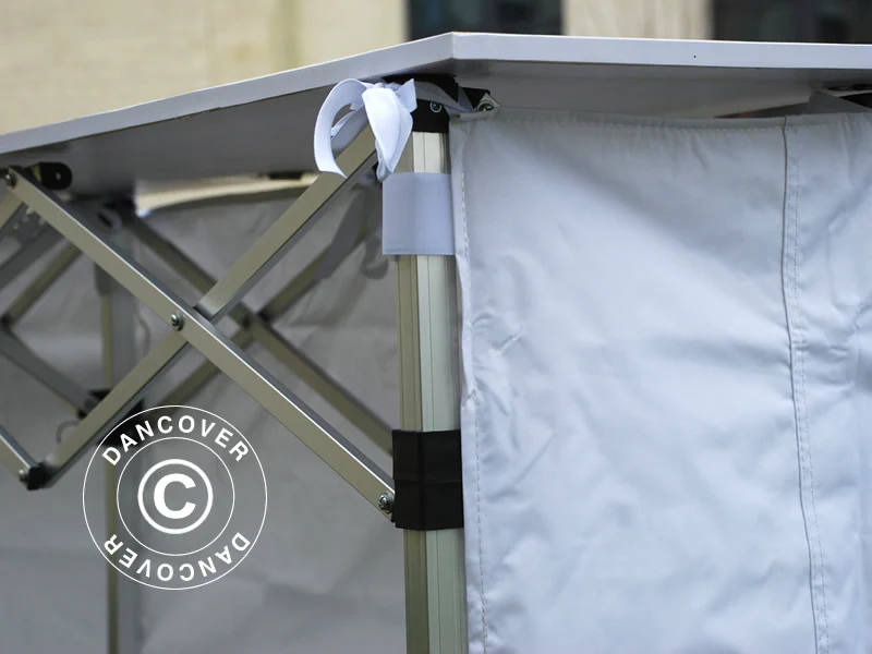 Sidepanel for FleXtents PRO klappbord, 3m, Hvit - Image 4