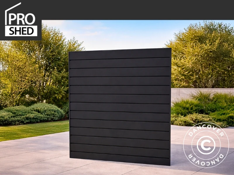 Sidepanel til forlengelse for metall redskapsbod, 1,63x1,84m, ProShed®, Antrasitt