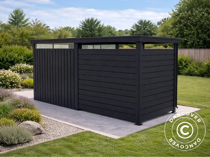 Sidepanel til forlengelse for metall redskapsbod, 1,63x1,84m, ProShed®, Antrasitt - Image 4