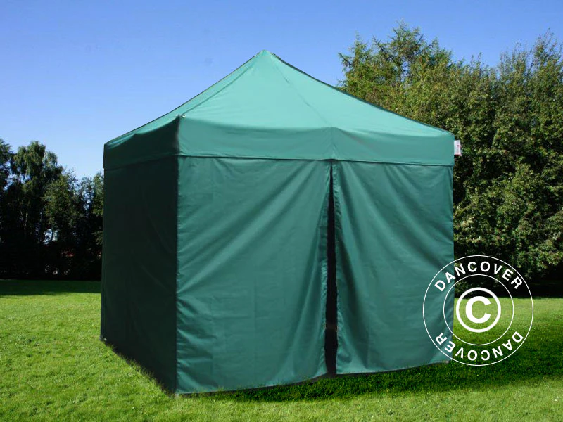 Sidevegg Sett for Quick-up telt FleXtents 3x6m, Grønn - Image 7