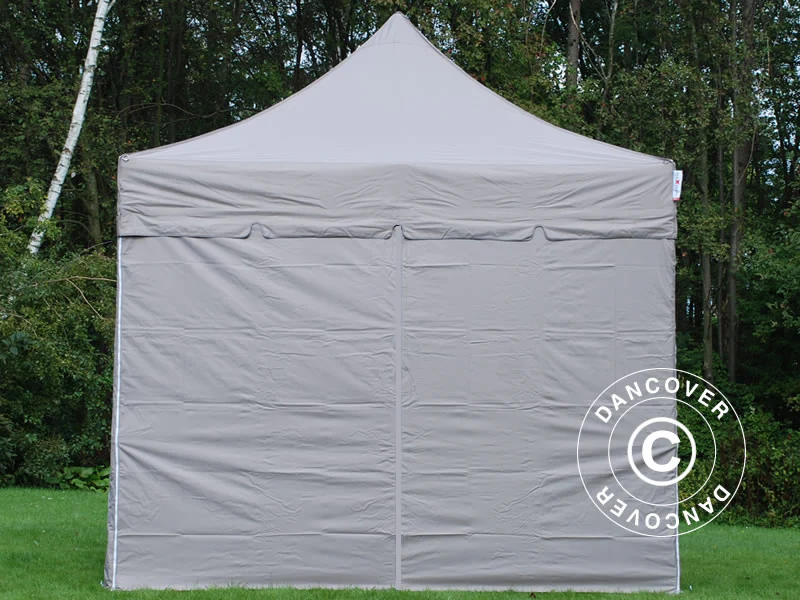 Sidevegg Sett for Quick-up telt FleXtents 3x6m, Latte - Image 4