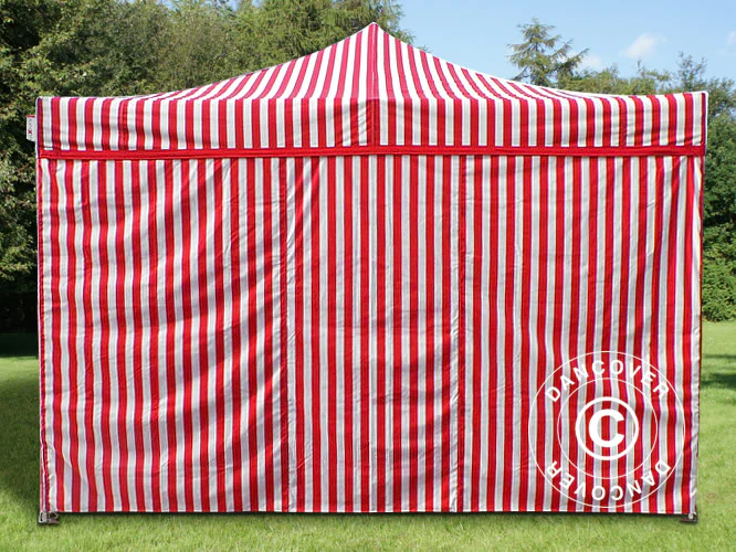 Sidevegg Sett for Quick-up telt FleXtents 3x6m, Stripet - Image 2