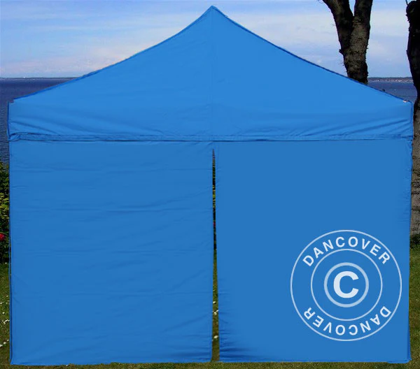 Sidevegg Sett for Quick-up telt FleXtents 4x4m, Blå - Image 2