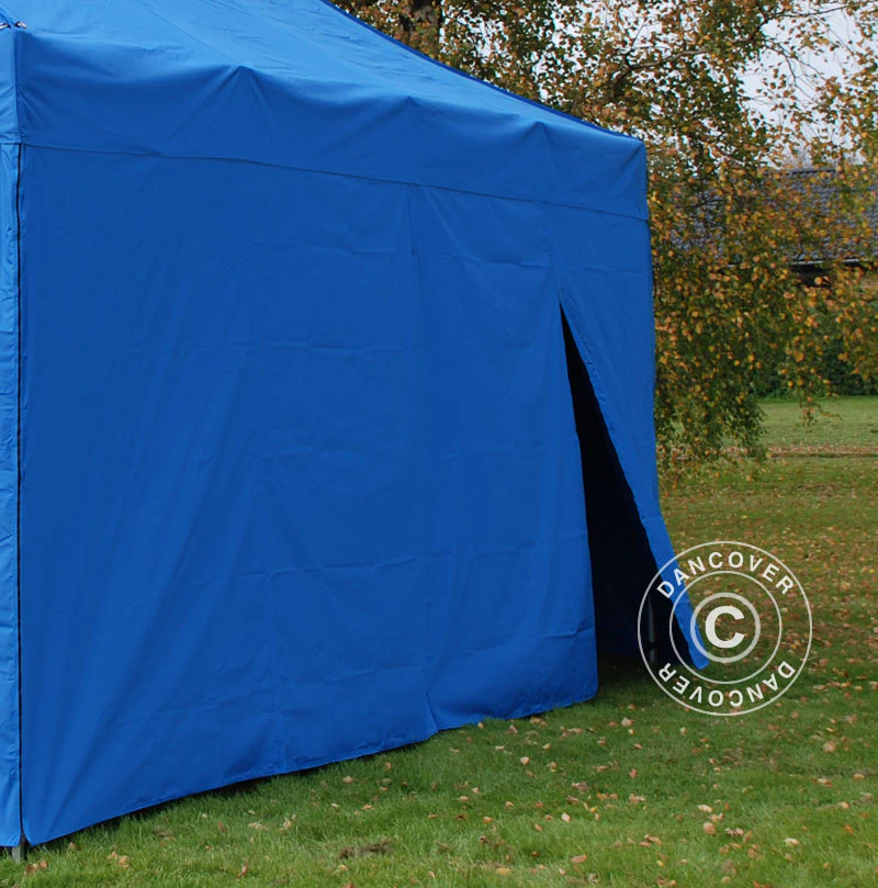 Sidevegg Sett for Quick-up telt FleXtents 4x4m, Blå - Image 6