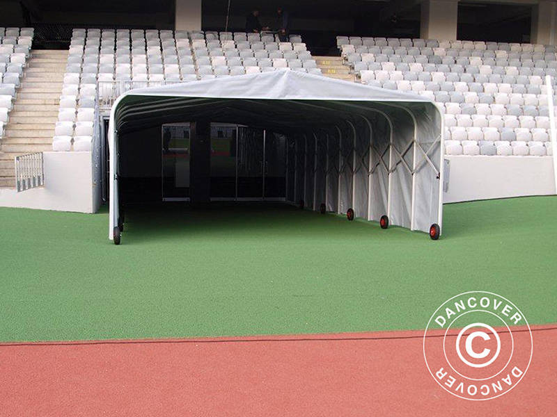 Stadiontunnel, kan sammenfoldes, 2x10,3x2,2m, Hvit - Image 5