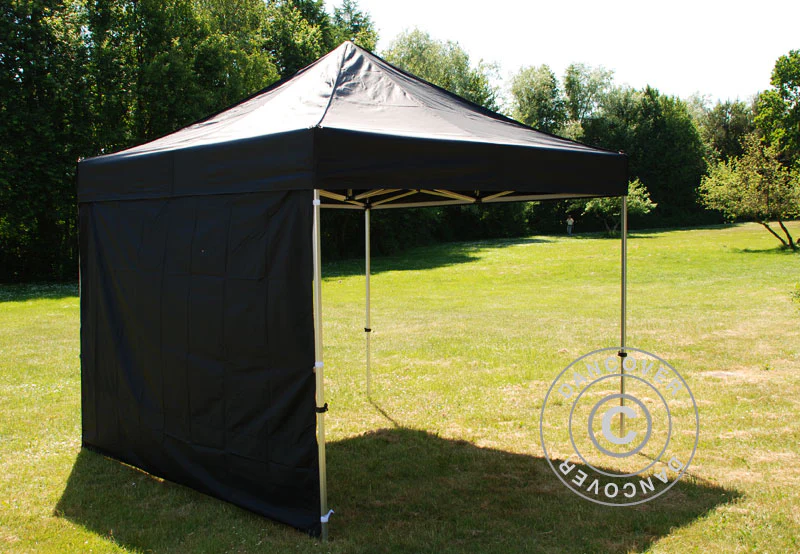 Standard sidevegg for FleXtents, 3m, Svart - Image 4