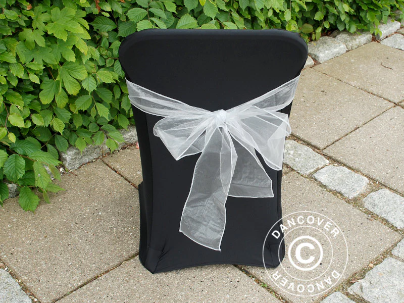 Stol dekker med stretch 44x44x80cm, Svart (1 stk.) - Image 10