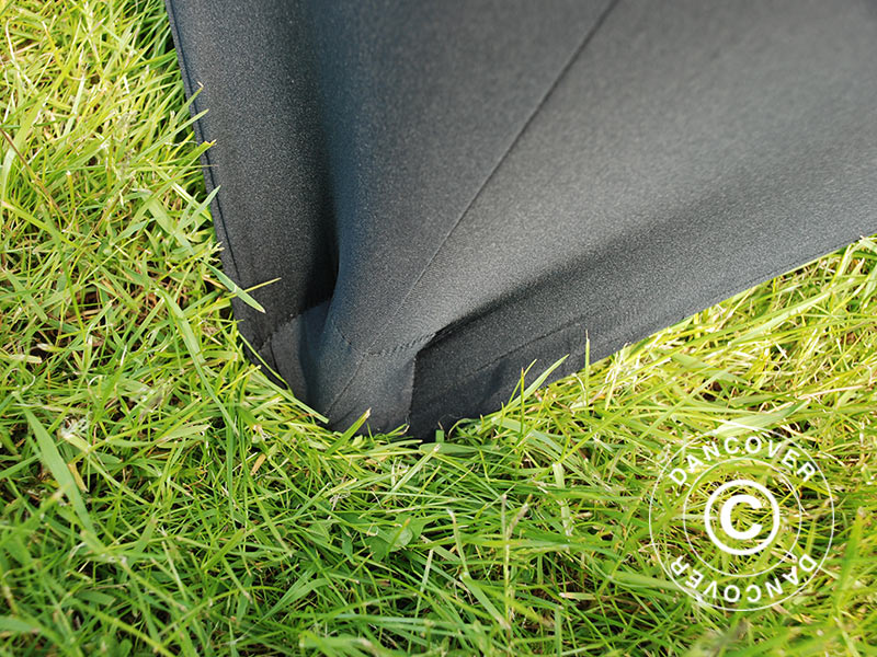 Stretch bord dekke 183x75x74cm, Svart - Image 11