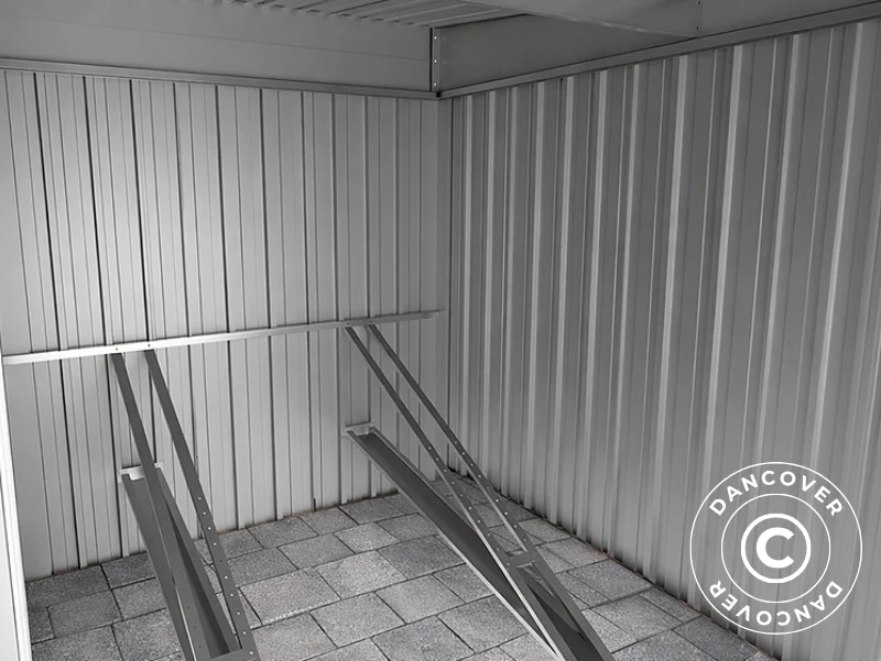 Sykkelskur 1,38x2,17x1,65m, ProShed®, 2,99m2, Antrasitt - Image 3