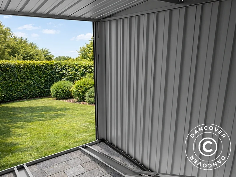 Sykkelskur 1,38x2,17x1,65m, ProShed®, 2,99m2, Antrasitt - Image 4