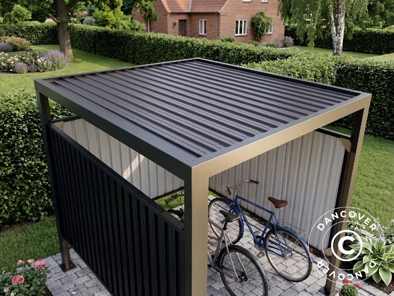 Sykkelskur, 1,8x2,05x1,93m, ProShed®, Antrasitt - Image 3