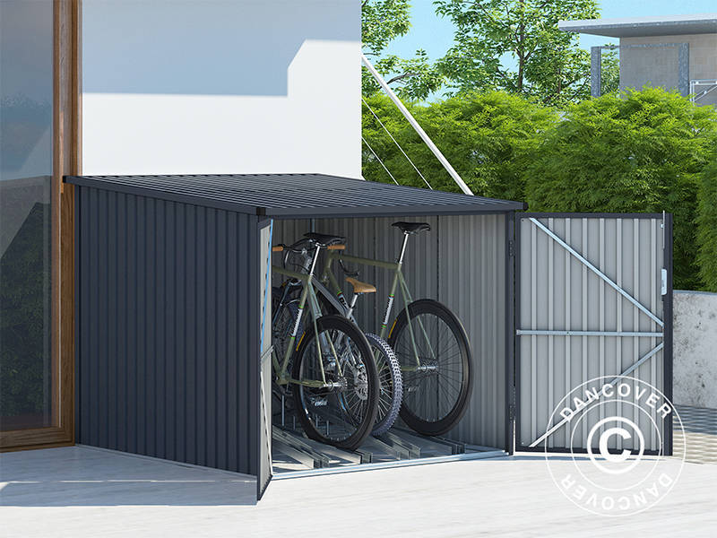 Sykkelskur 2,03x1,98x1,57m, 4,02m², ProShed®, Antrasitt - Image 2