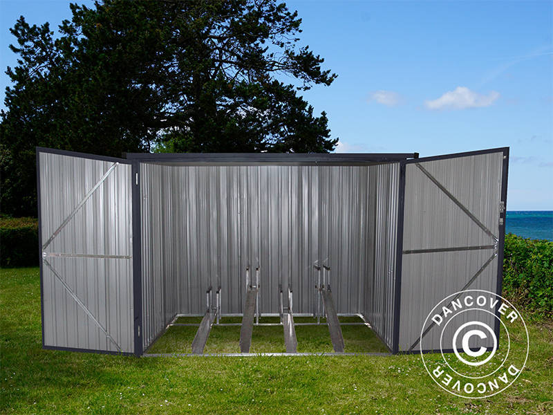 Sykkelskur 2,03x1,98x1,57m, 4,02m², ProShed®, Antrasitt - Image 3
