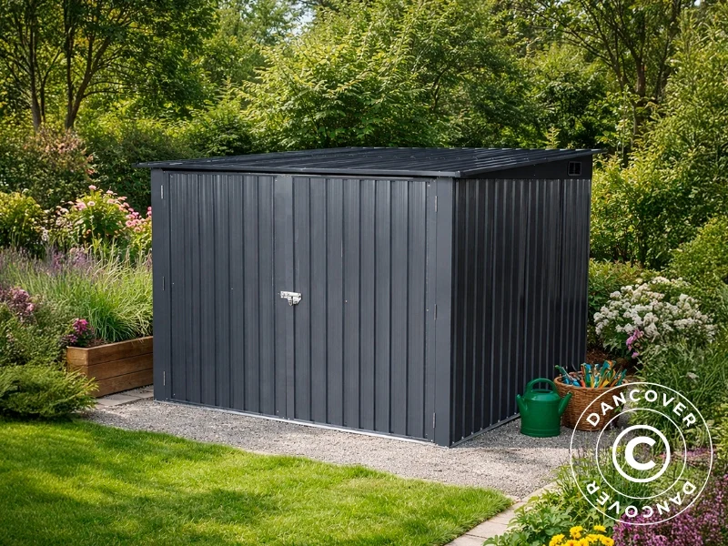 Sykkelskur 2,06x2,04x1,63m, 4,2m2, ProShed®, Antrasitt - Image 4
