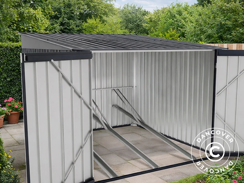 Sykkelskur 2,09x2,17x1,65m, ProShed®, 4,53m2, Antrasitt - Image 3