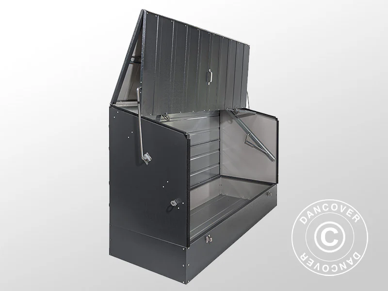 Sykkelskur, Protect-a-Cycle, Trimetals, 1,96x0,89x1,33m, 1,74m², Antrasitt - Image 10