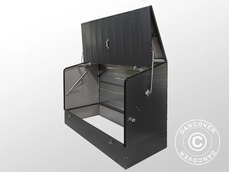 Sykkelskur, Protect-a-Cycle, Trimetals, 1,96x0,89x1,33m, 1,74m², Antrasitt - Image 11