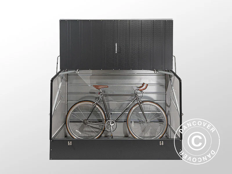Sykkelskur, Protect-a-Cycle, Trimetals, 1,96x0,89x1,33m, 1,74m², Antrasitt - Image 8