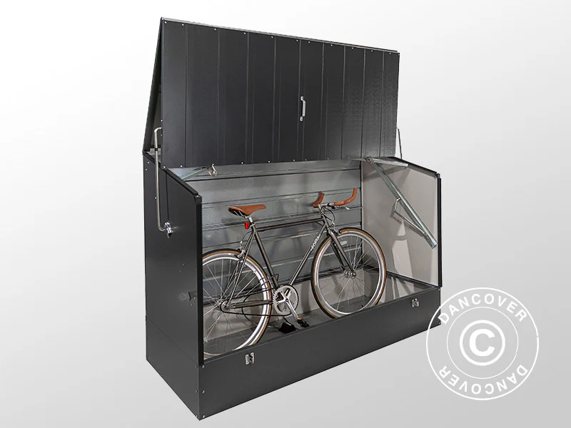 Sykkelskur, Protect-a-Cycle, Trimetals, 1,96x0,89x1,33m, 1,74m², Antrasitt - Image 9