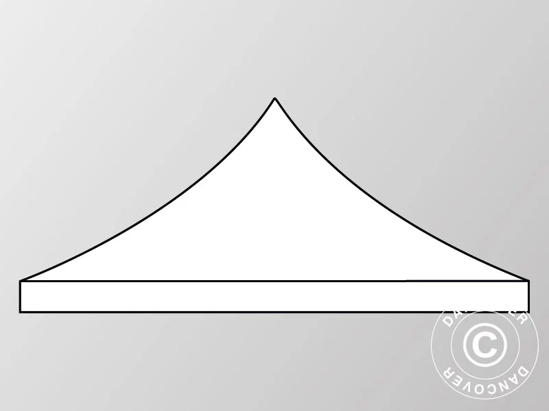 Takduk for Quick-up telt FleXtents 3,5x7m, Hvit