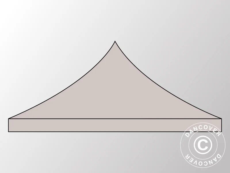 Takduk for Quick-up telt FleXtents 4x6m, Latte