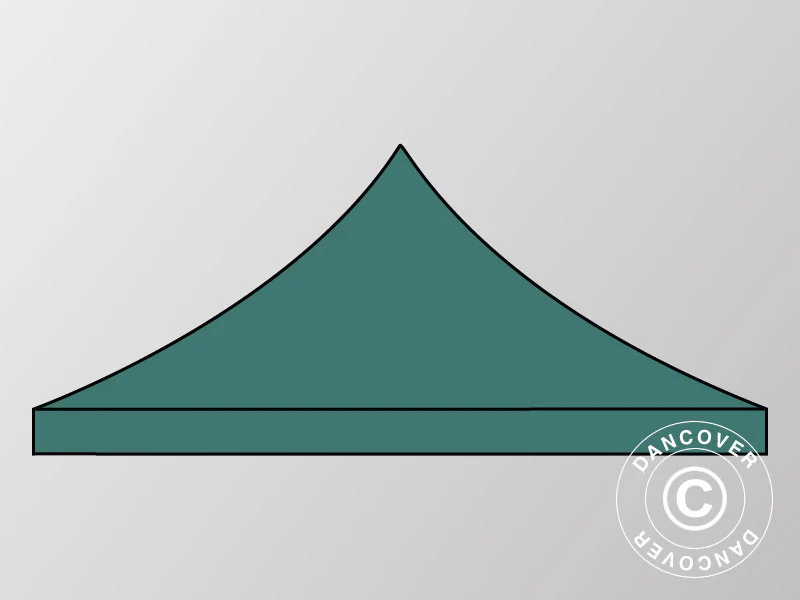 Takduk for Quick-up telt FleXtents 4x8m, Grønn