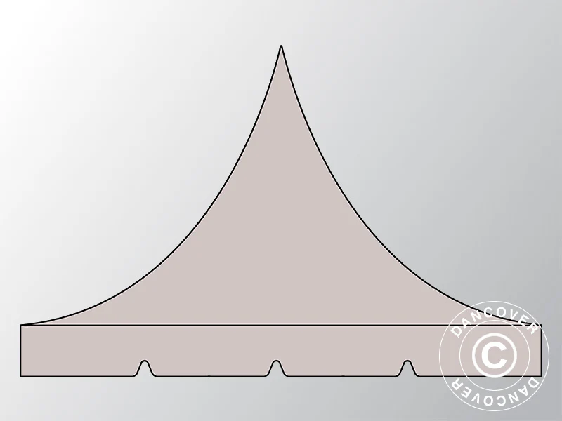 Takduk for Quick-up telt FleXtents PRO Pagoda 3x3m, Latte