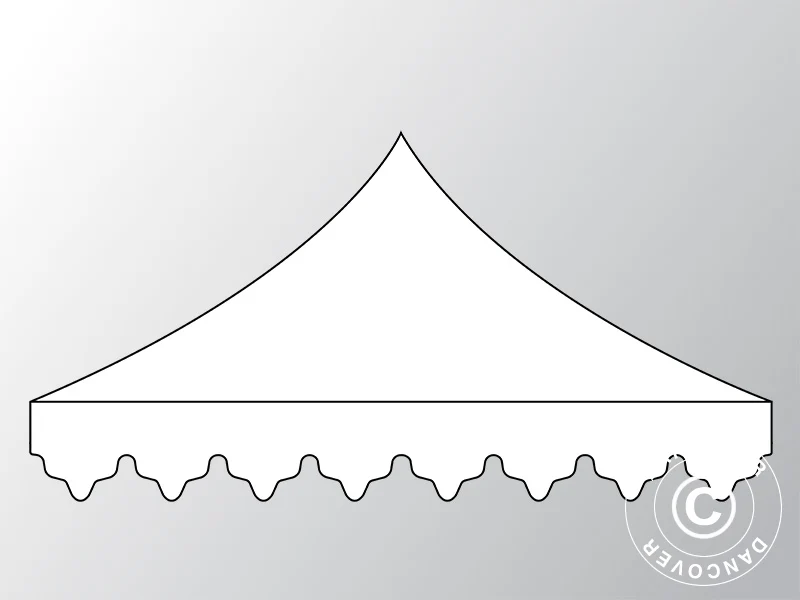 Takduk "Morocco" for Quick-up telt FleXtents 3x6m, Hvit