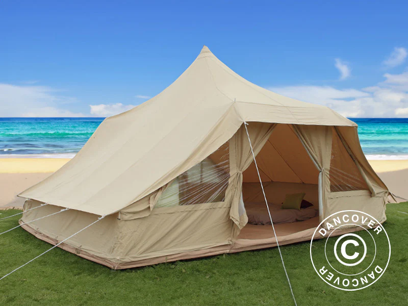 Telt for glamping, TentZing®, 4x5m, 10 personer, Sand - Image 2