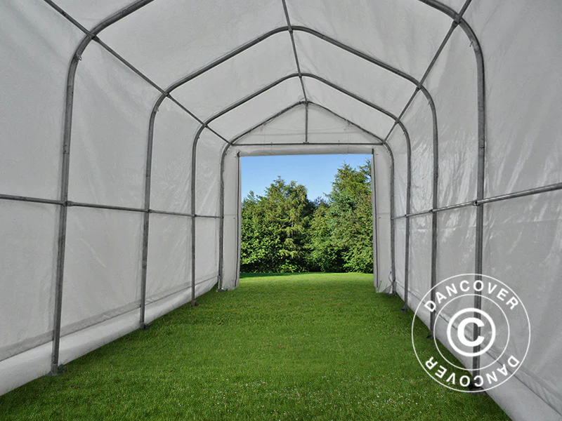 Telthall multiGarage 4x12x4,5x5,5m, Hvit - Image 8