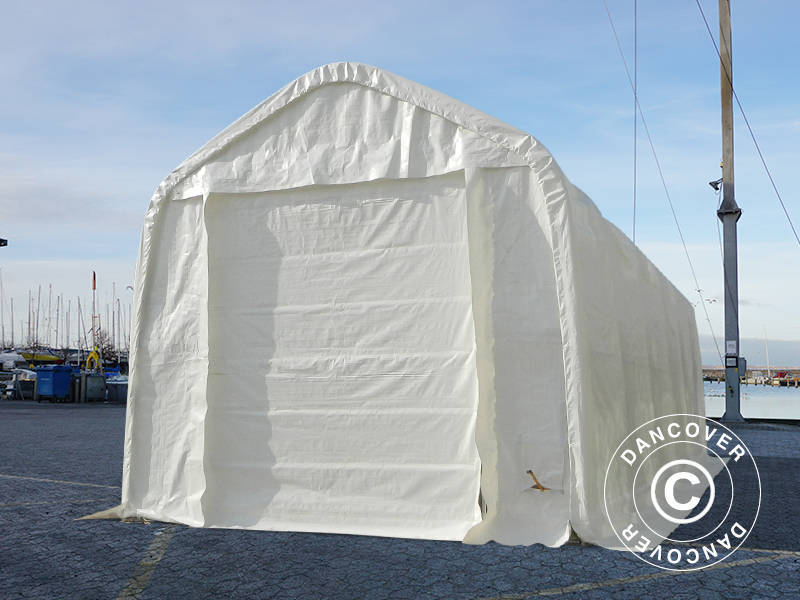 Telthall Oceancover 5,5x15x4,1x5,3m, PE, Hvit - Image 11
