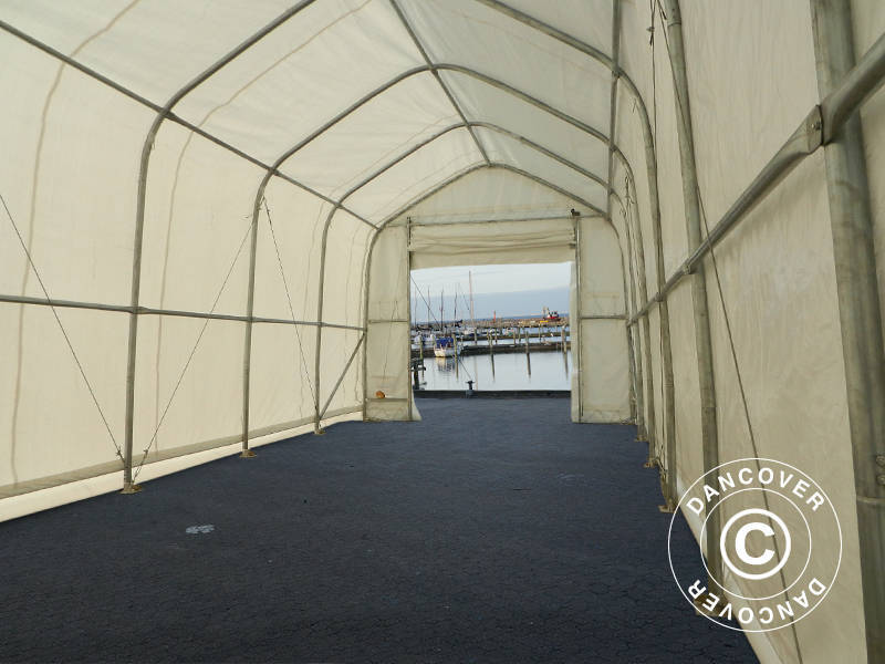 Telthall Oceancover 5,5x15x4,1x5,3m, PE, Hvit - Image 16