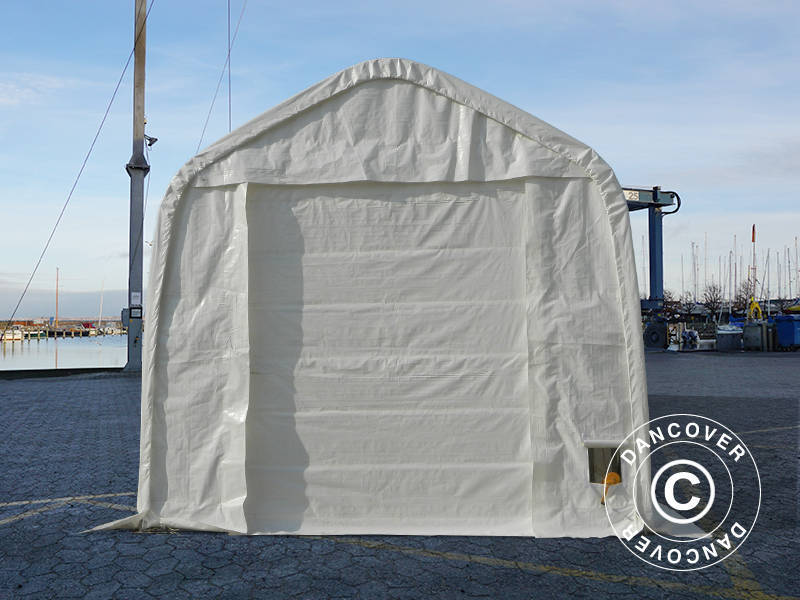 Telthall Oceancover 5,5x15x4,1x5,3m, PE, Hvit - Image 3