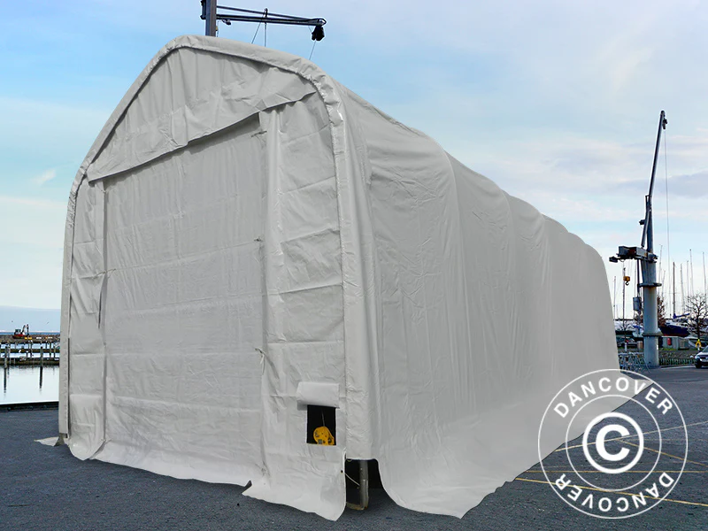 Telthall Oceancover 5,5x20x4,1x5,3m PVC, Hvit - Image 3