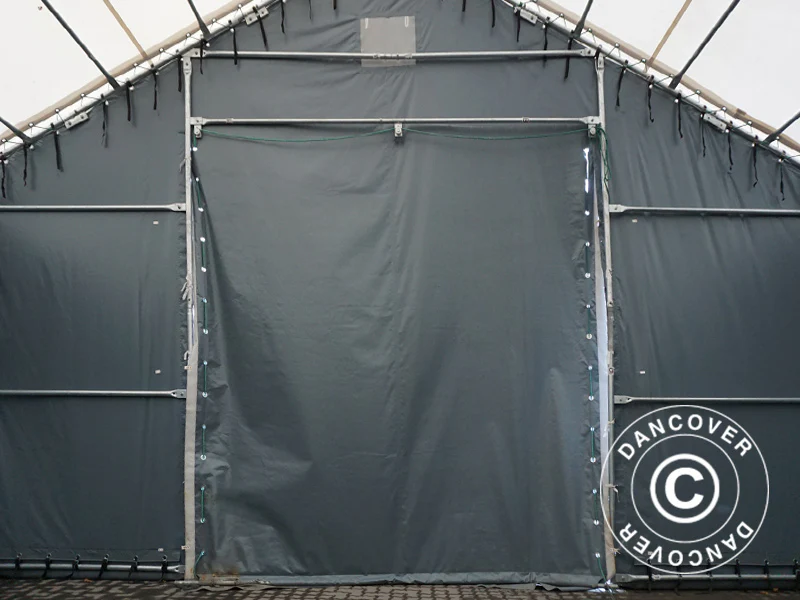 Telthall Titanium 7x7x2,5x4,2m, Hvit/Grå - Image 7