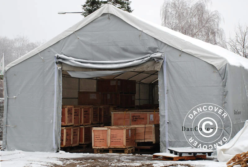 Telthall Titanium 8x16,2x3x5m, Hvit/Grå - Image 25