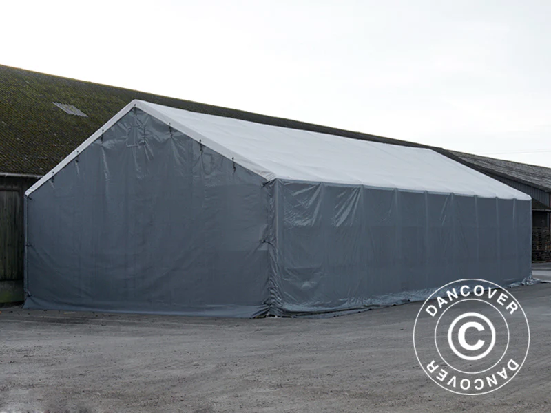 Telthall Titanium 8x18x3x5m, Hvit/Grå - Image 3
